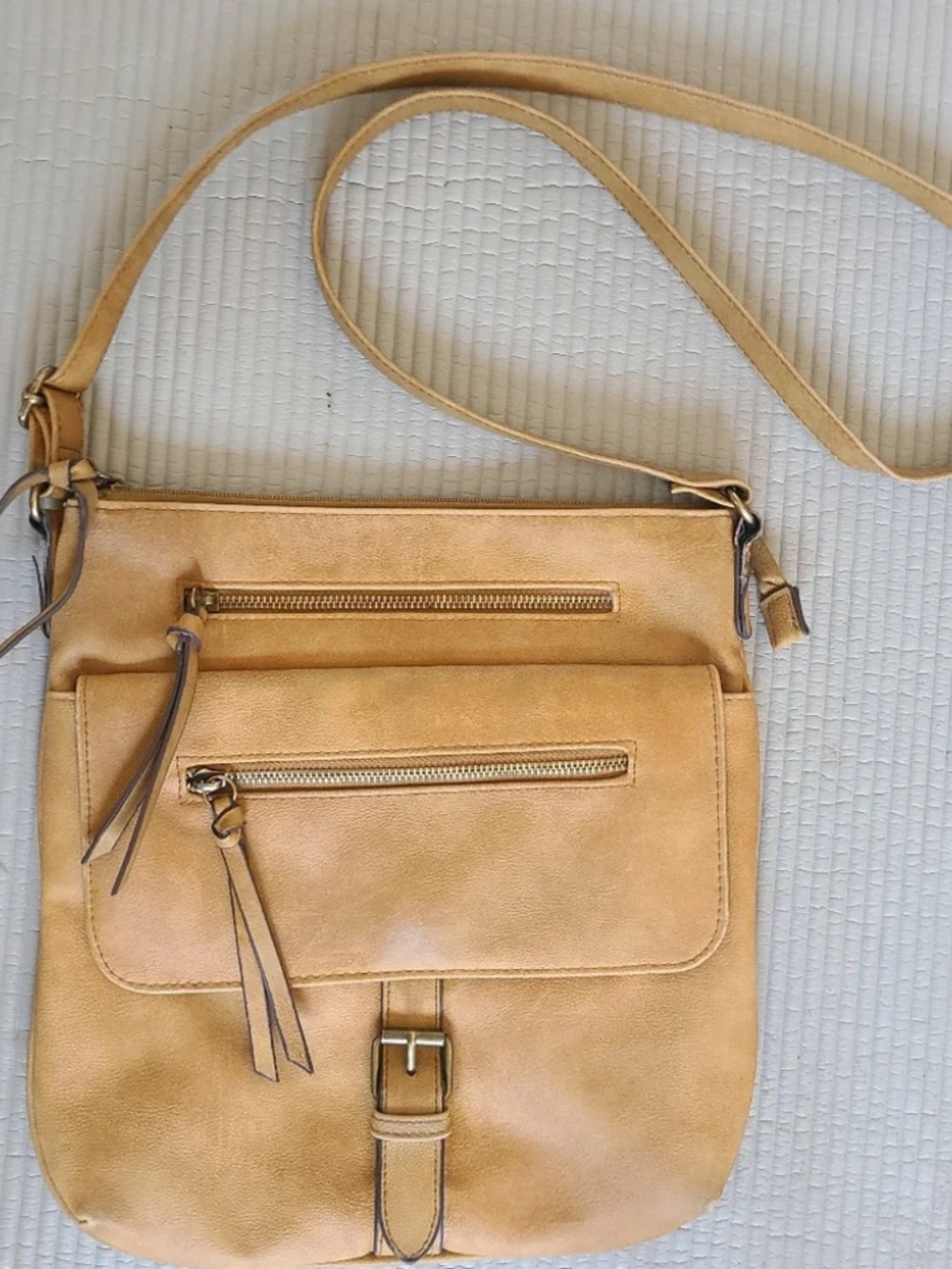 Vintage Vegan Leather Crossbody bag